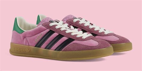 gucci adidas pink and green